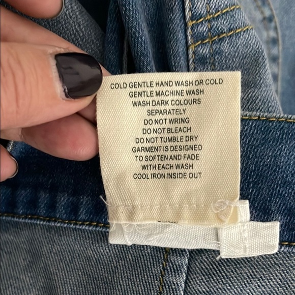 Flannel Australia Stretch High Waisted Wide Leg Denim Size 0 - Picture 7 of 7